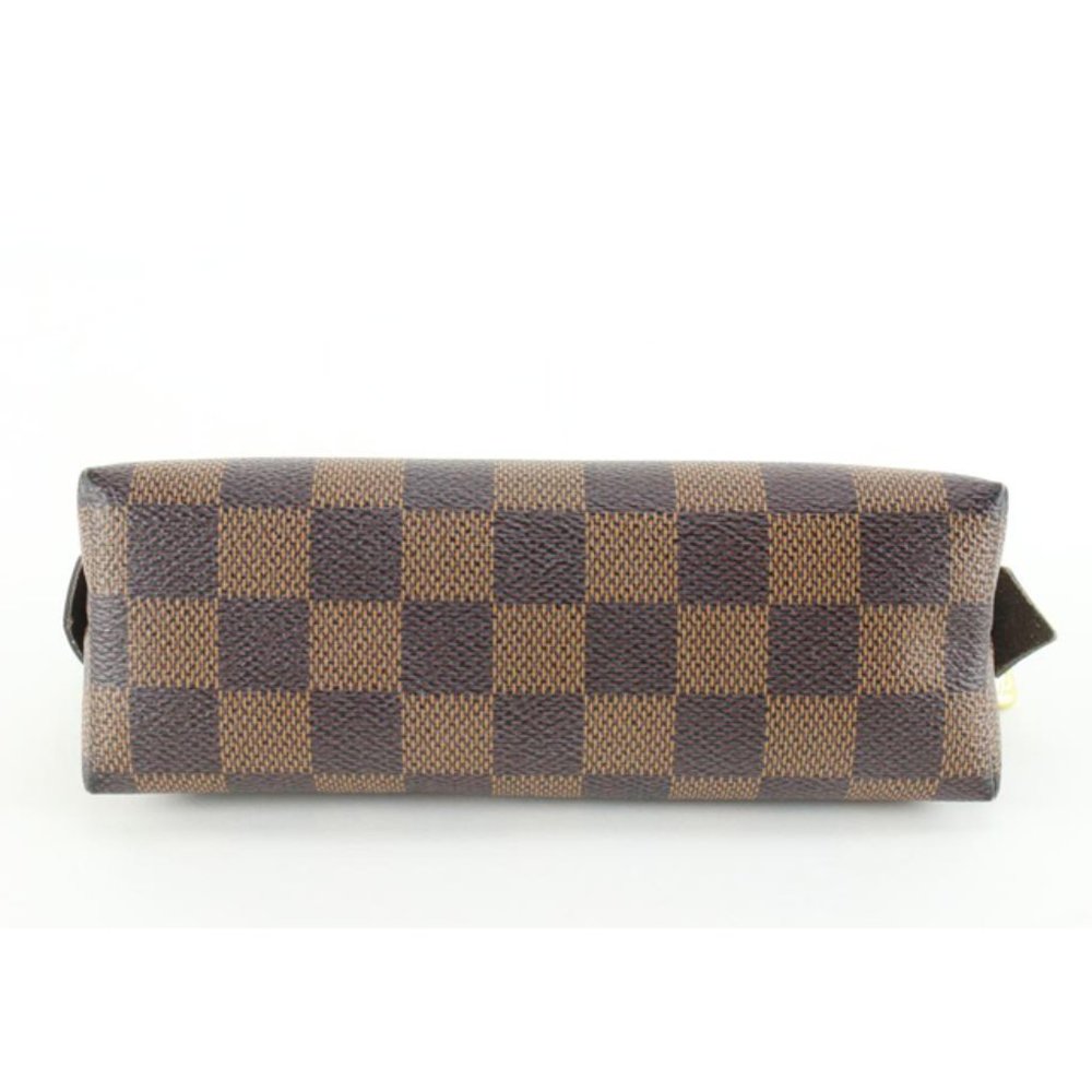 Louis Vuitton Damier Ebene Cosmetic Pouch PM Demi Ronde 99lk830s - Picture 8 of 12